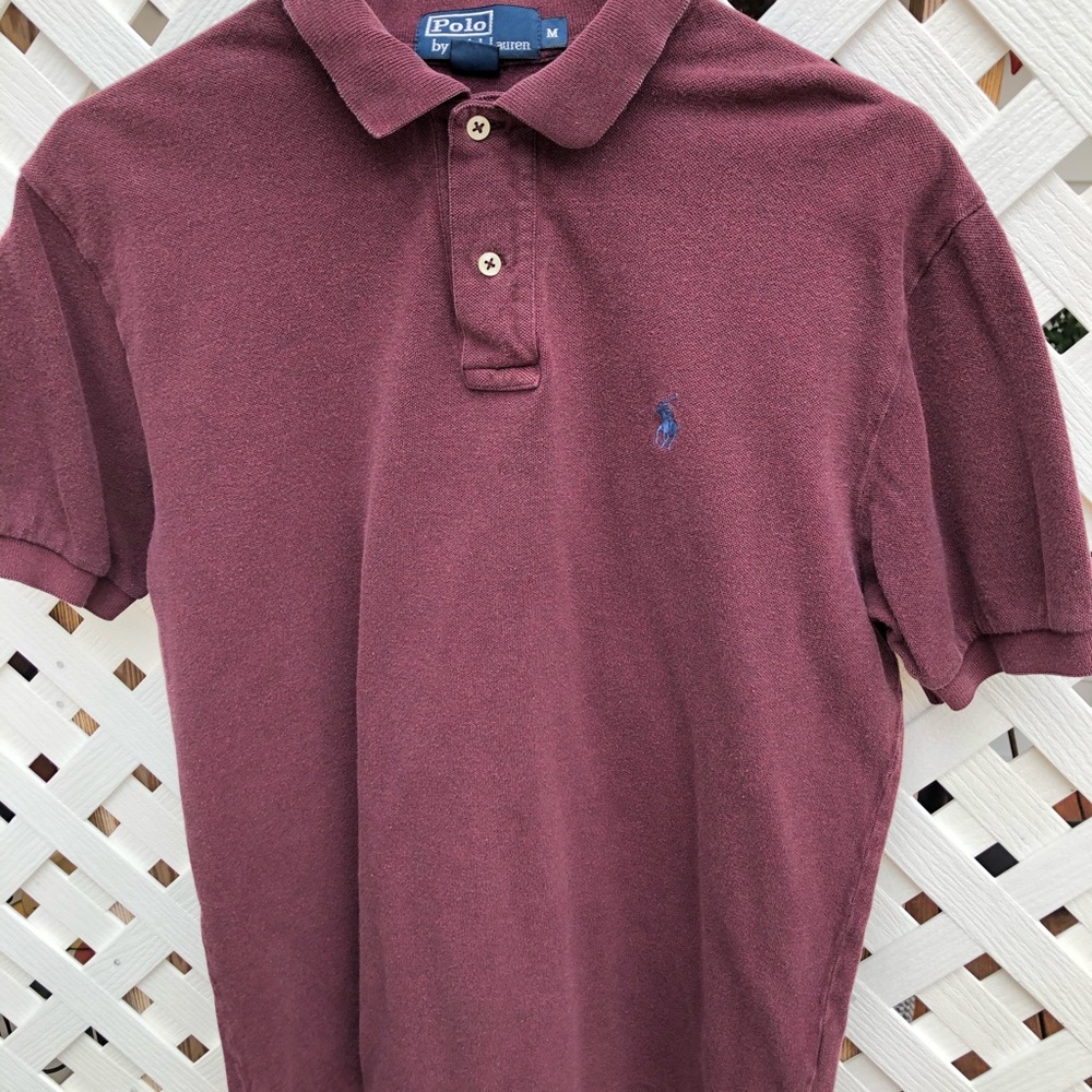 Men’s Burgundy Med Polo Shirt